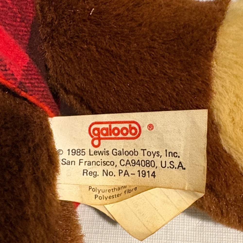 Vintage lewis galoop smarty Bear Toy with Red Glasses - Picture 4 of 5